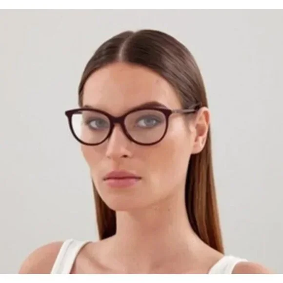 NEW GUCCI EYEGLASSES BURGUNDY WOMEN EYEWEAR GUCCI